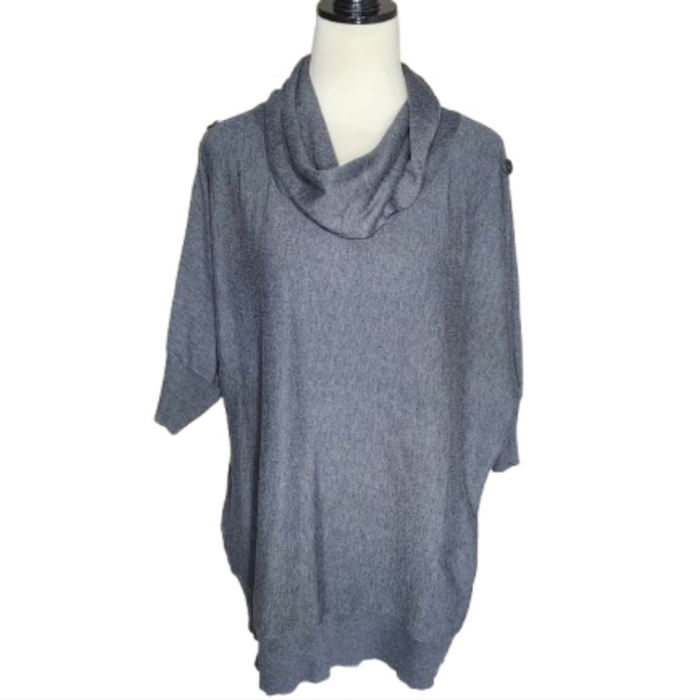 Gray Cowl Neck Sweater from Dressbarn Women's size extra large XL